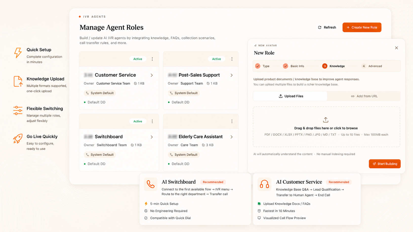 AI voice assistant admin