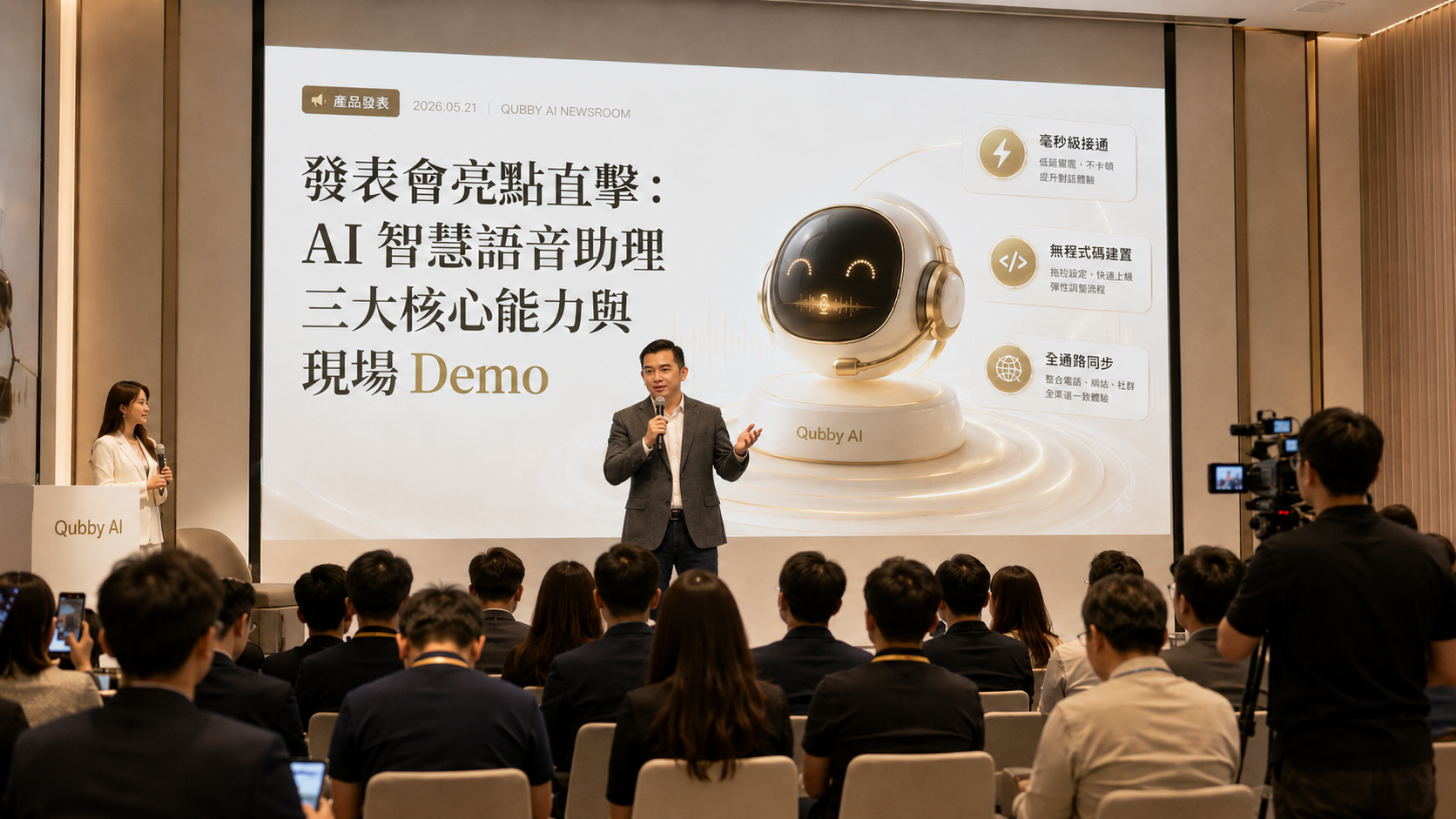 發表會亮點直擊:AI 智慧語音助理三大核心能力與現場 Demo